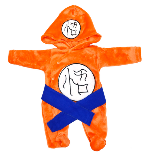 Mameluco Suavecito Para Bebé Mod. Goku 0 Hasta 12 Meses