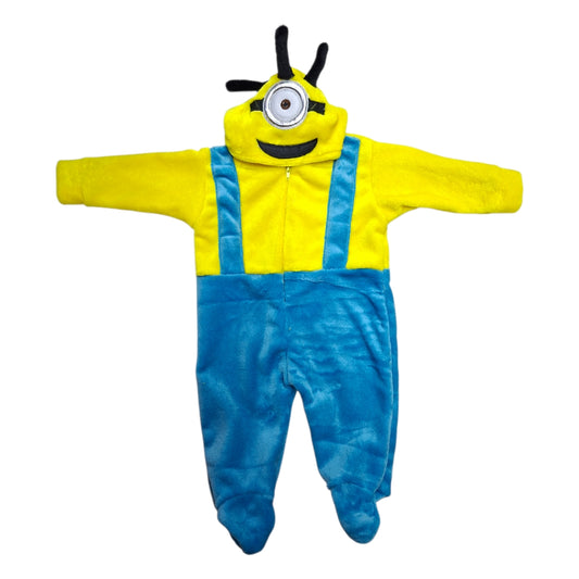 Mameluco Suave Bordado Minions para Bebé · 0 a 12 Meses