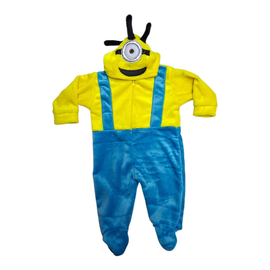 Mameluco Suave Bordado Minions para Bebé · 0 a 12 Meses