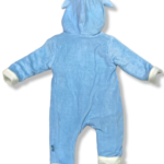 Comando Mameluco Forro Polar Cara Perrito Para Bebé 3 A 18 Meses