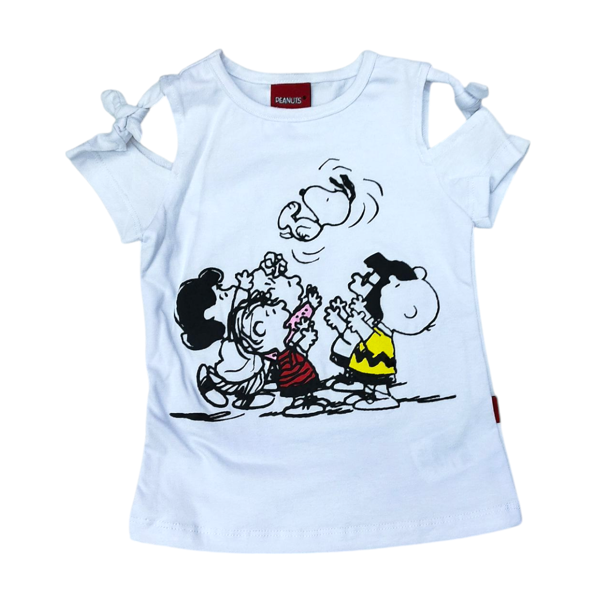 Conjunto Niña 3 Pzs 2-6 Años: Blusas y Short Mezclilla Bordado Snoopy