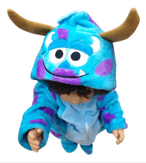 Mameluco Suavecito Para Bebé Sully Monster Inc. 3 A 9 Meses