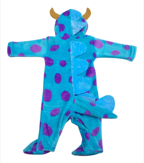 Mameluco Suavecito Para Bebé Sully Monster Inc. 3 A 9 Meses