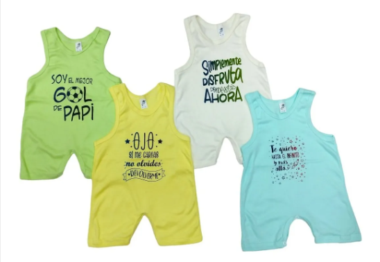 4 Pzas Pañaleros Tipo Short Colores Pastel Y 100% Algodón