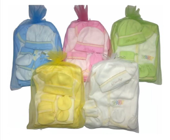 Set De Bienvenida Para Recién Nacido (con 6 Piezas).