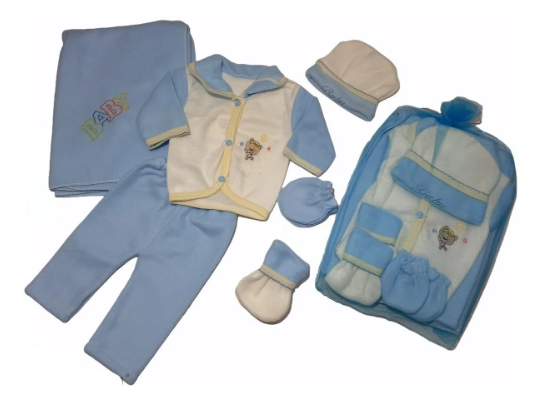 Set De Bienvenida Para Recién Nacido (con 6 Piezas).