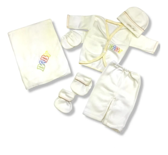 Set De Bienvenida Para Recién Nacido (con 6 Piezas).