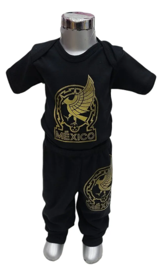 Pants Ligero Pañalero Manga Corta Selección Mexicana-méxico