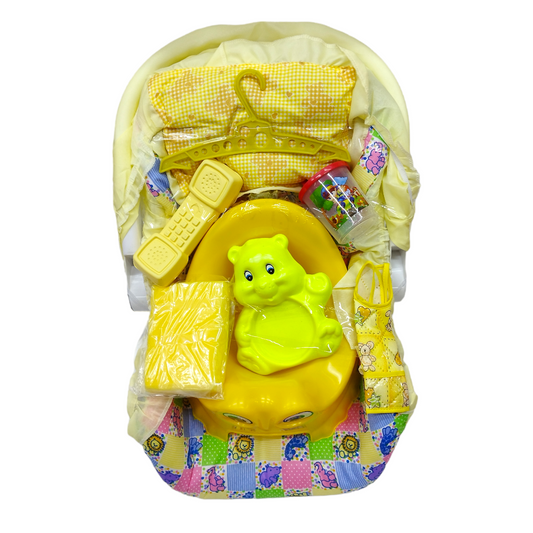 Silla Mecedora Portabebé Con Funda Y 7 Accesorios De Regalo