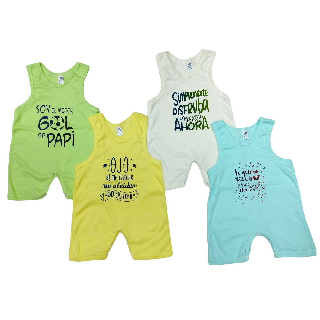 4 Pack Pañaleros Tipo Short Estampados Bebé O Niño, 2-4 Años.