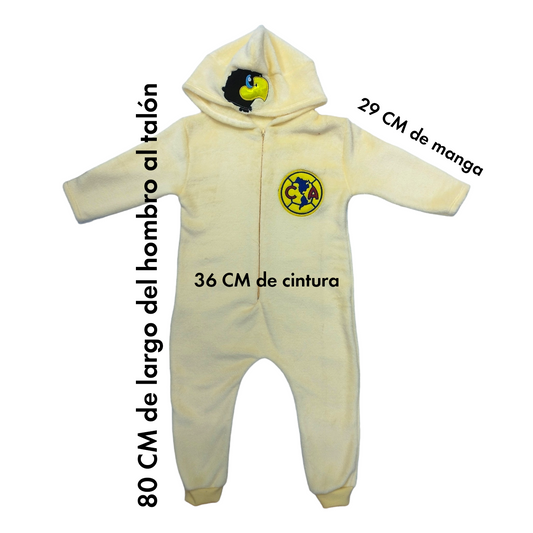 Mameluco Suavecito y Calientito Equipos Fútbol Mexicano América