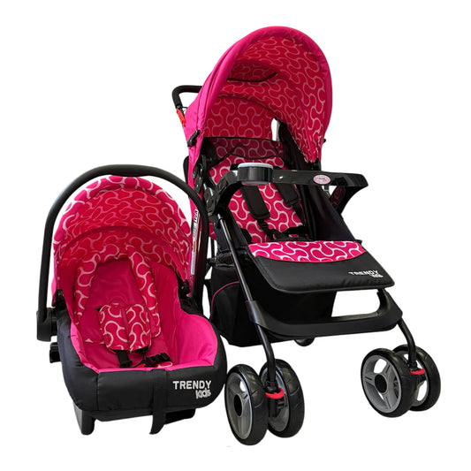 Carriola MAXY con Portabebé 0+, Cubre Pies, Charola y Reclinable