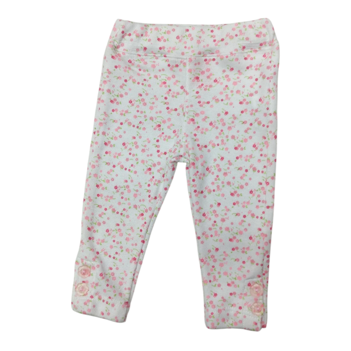 Set Bebé Niña 2 Pzs: Pañalero y Leggin Rosa/Blanco 3M+