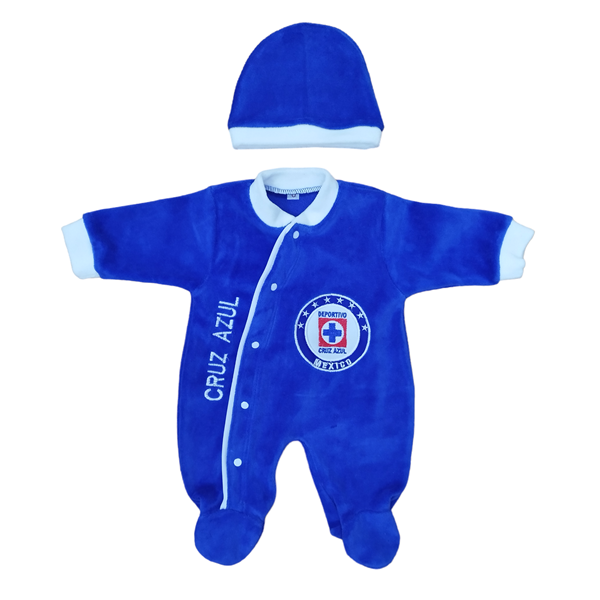 Kit Bienvenida Fútbol Mexicano Cruz Azul Escudo Bordado, Bebé