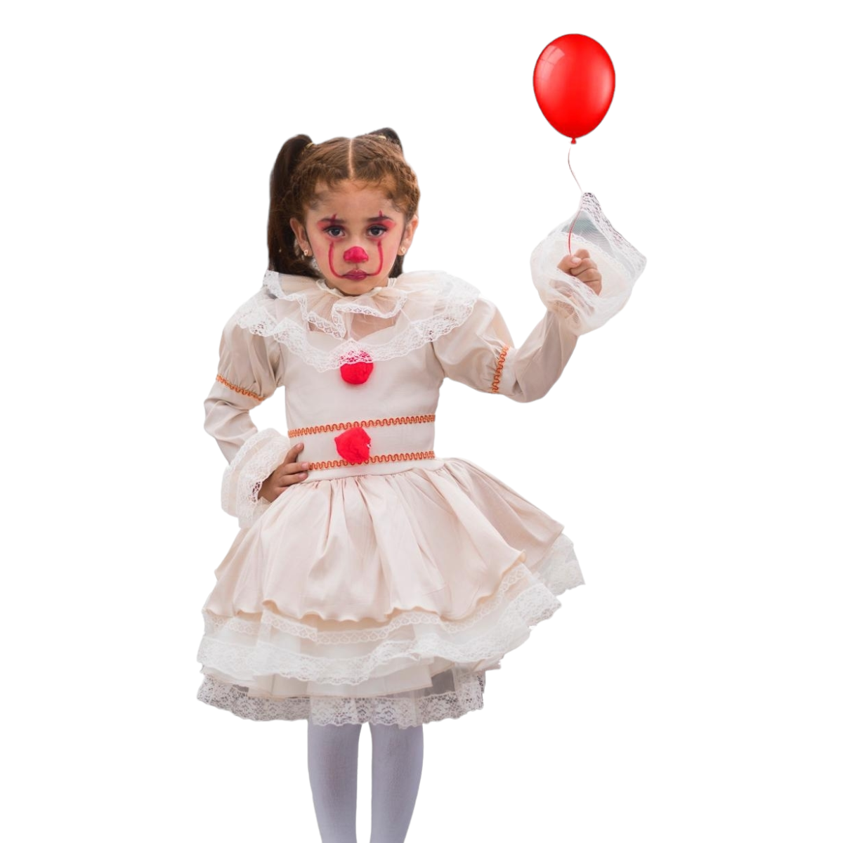 Disfraz Halloween O Día De Muertos Película It - Penny Wise Niñas