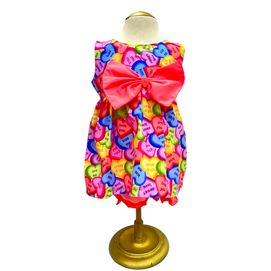 Set 2 Batas O Vestidos Estampados Con Calzón Para Bebé Niña