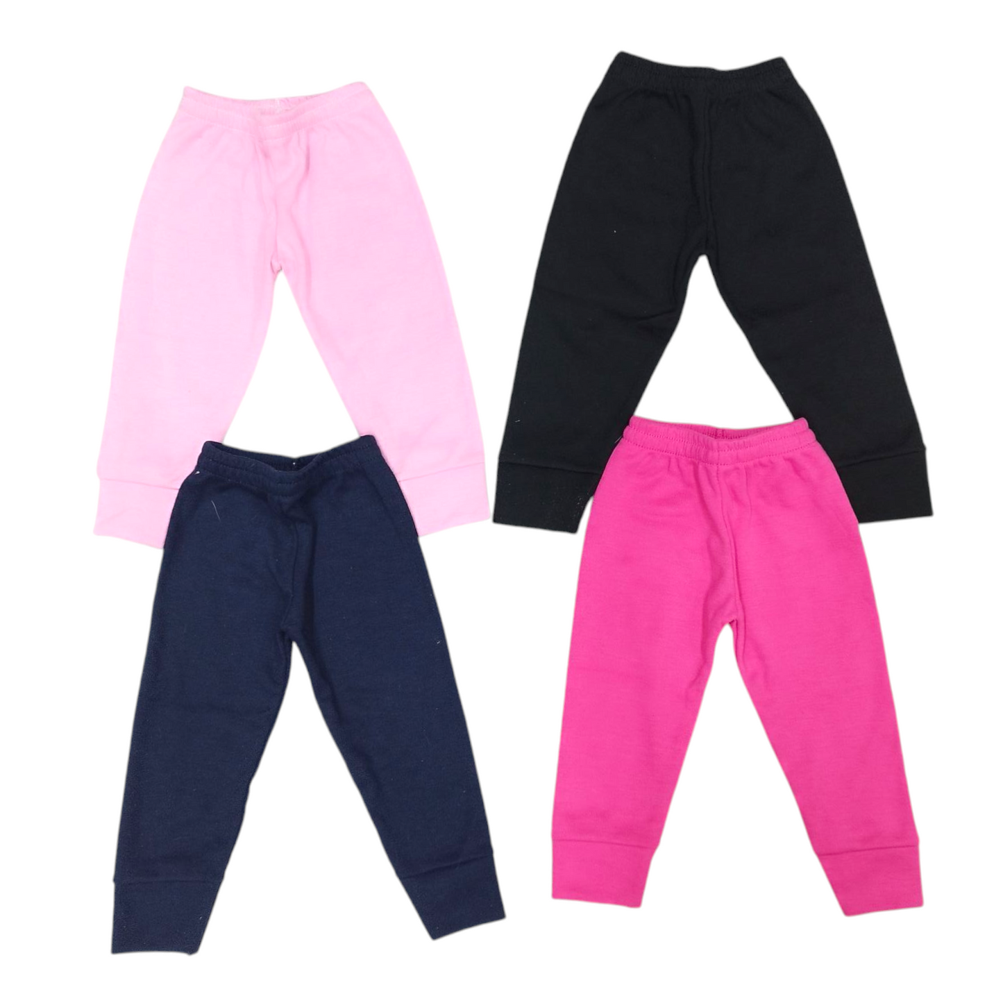 Set 4 pantalones colores fuertes e intensos, 0 a 4 años