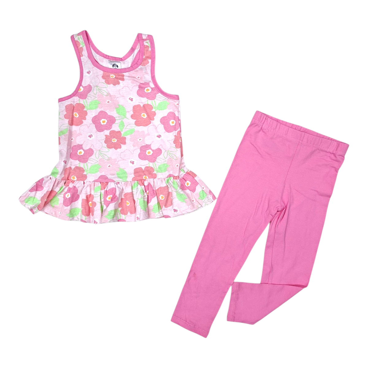 Conjunto Niña 2 Pzs 3-5 Años: Blusa Olímpica y Leggin Rosa