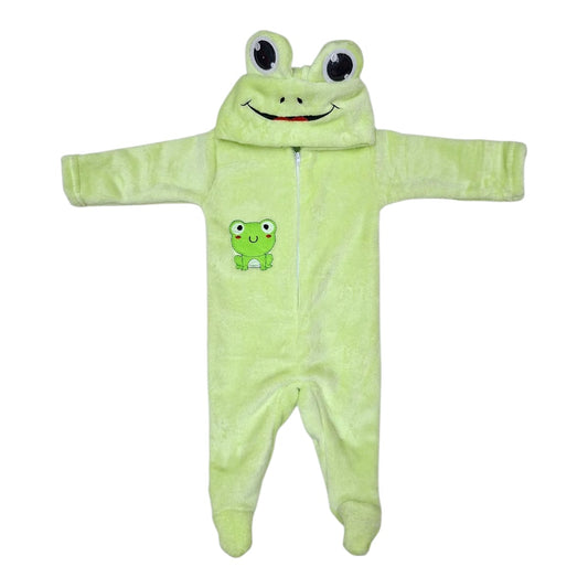 Mameluco o mono para bebé con tiernos bordados de RANITA 3 a 9 meses