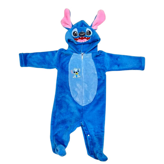 Mameluco Suavecito Y Bordado Stitch Disney Bebé