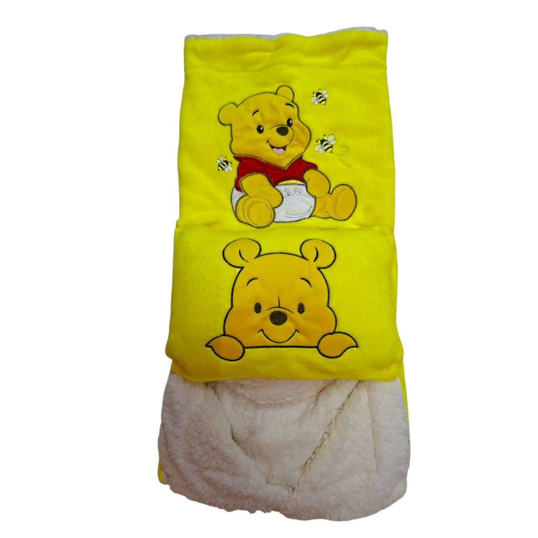 Set para Bebé Winnie the Pooh Mameluco, Cobija y Almohada 0 a 12 Meses