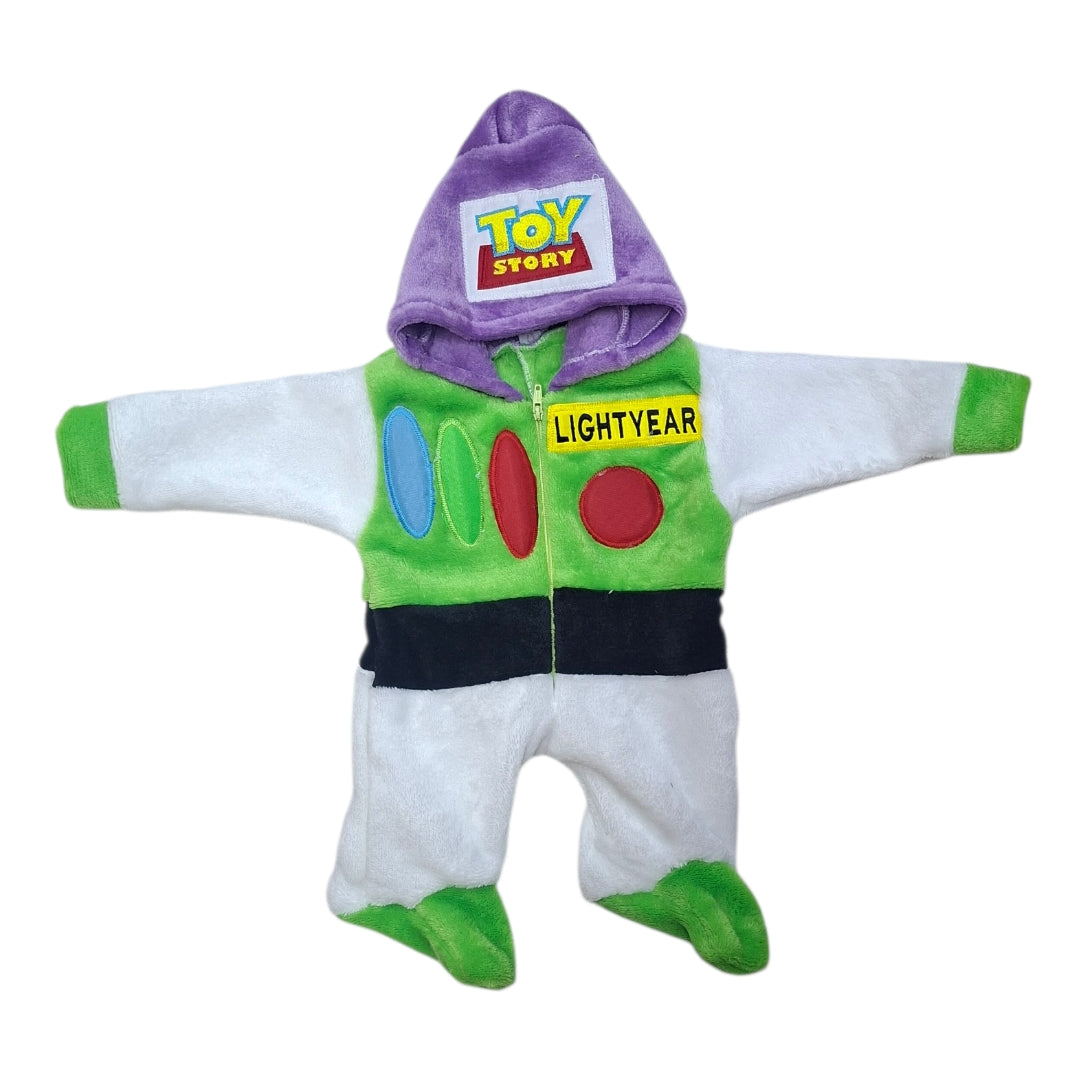 Mameluco con Gorro Suave Bordado Toy Story para Bebé · 0 a 12 Meses