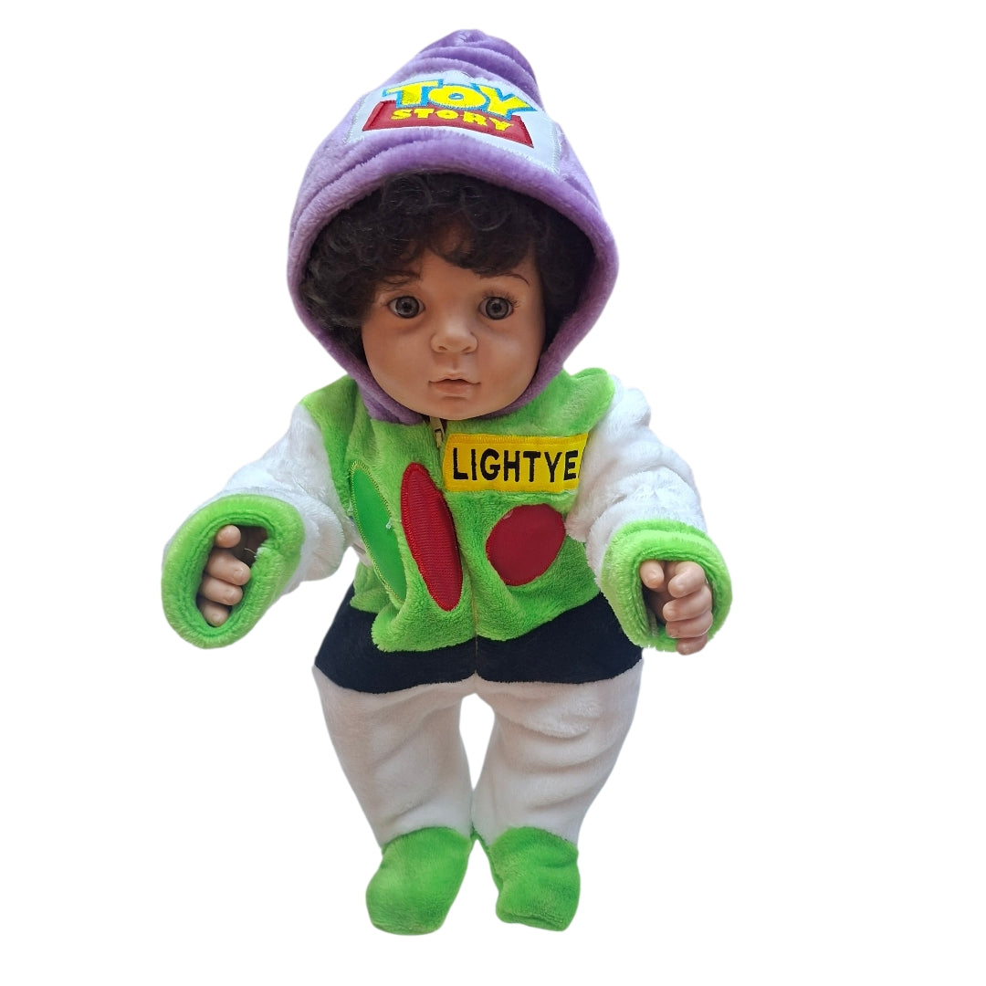 Disfraz Mameluco Suave Bordado Buzz Lightyear Toy Story para Bebé