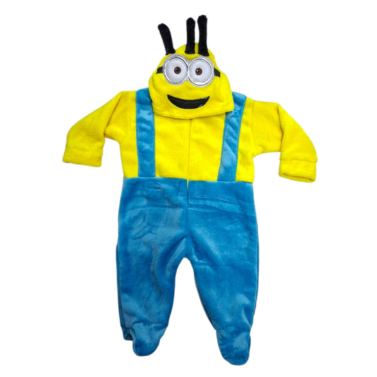 Set para Bebé Minions con Mameluco, Cobija con Borrega y Almohada