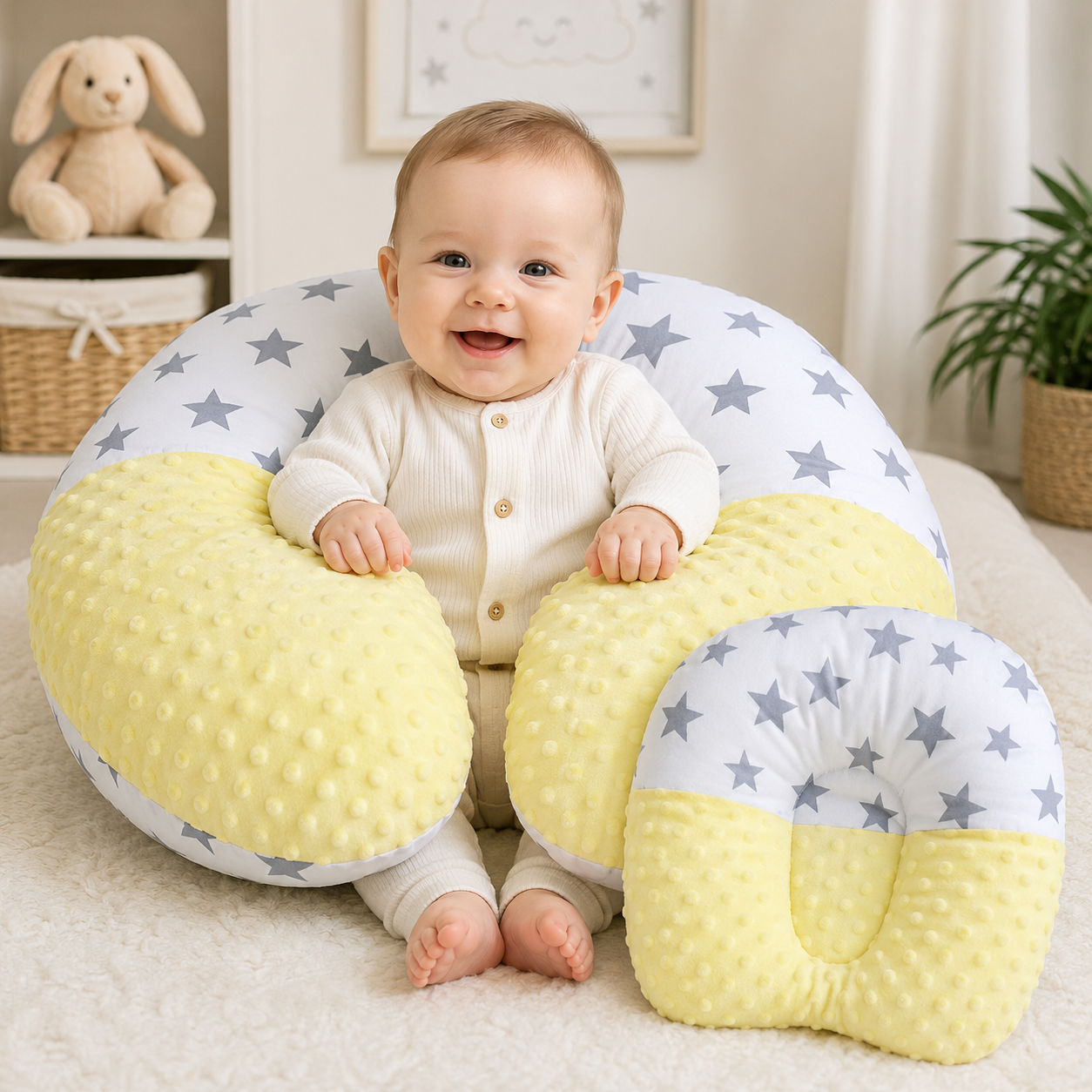 Combo 2p Almohada Lactancia Maternidad Y Almohada Para Bebé