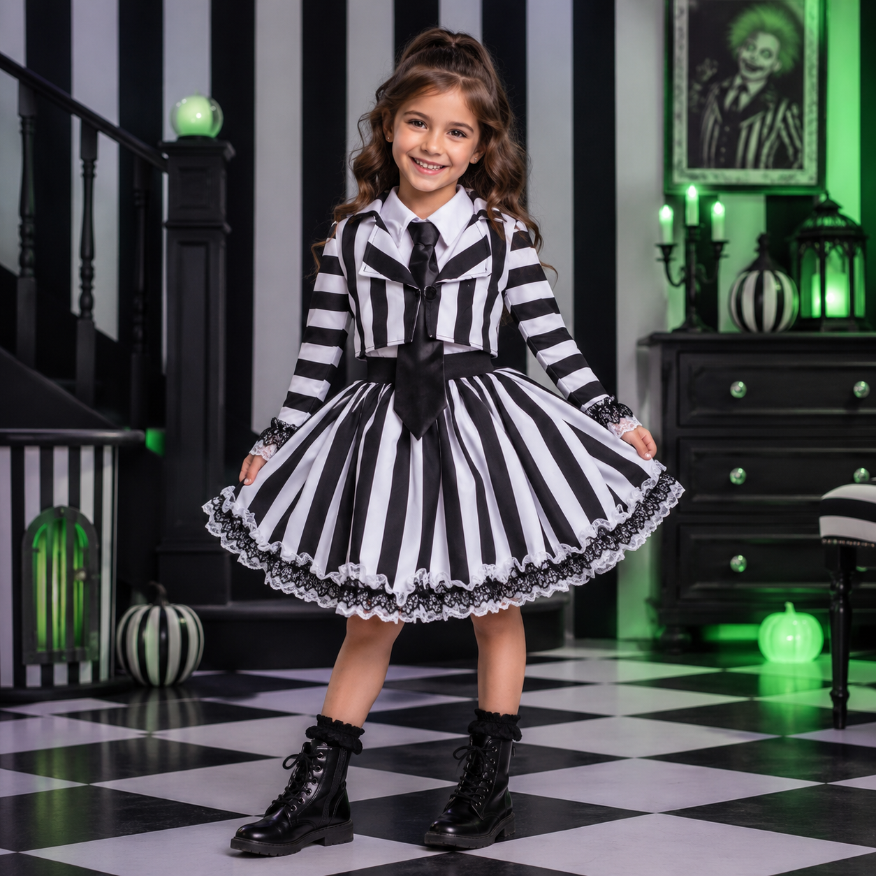 Disfraz Beetlejuice para Niñas · Halloween y Día de Muertos