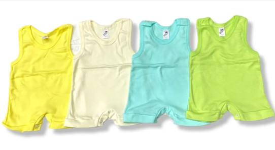 4 Pzas Pañaleros Tipo Short Colores Pastel Y 100% Algodón