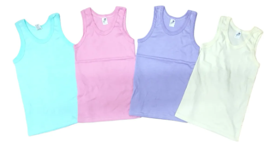 4 Pack Camisetas Lisas O Estampadas 100% Algodón 2 A 6 Años