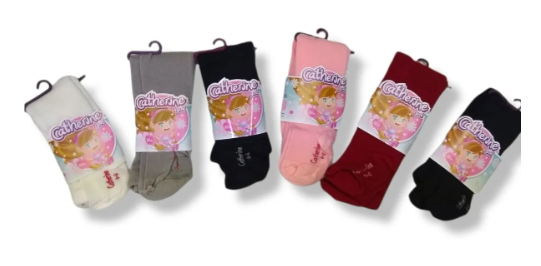 4 Pack Malla Gruesa Calientita De Acrilan Para Bebé O Niña