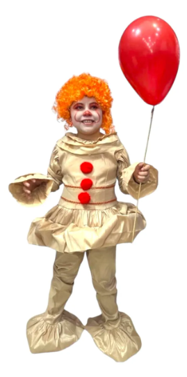 Disfraz Halloween O Día De Muertos Película It - Eso - Penny Wise Para Niños 4 A 12 Años