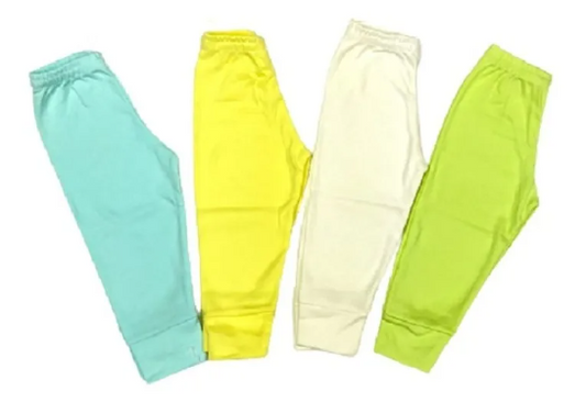 Juego 4 Pantalones colores pastel, bebés y niños de 0 a 4 años