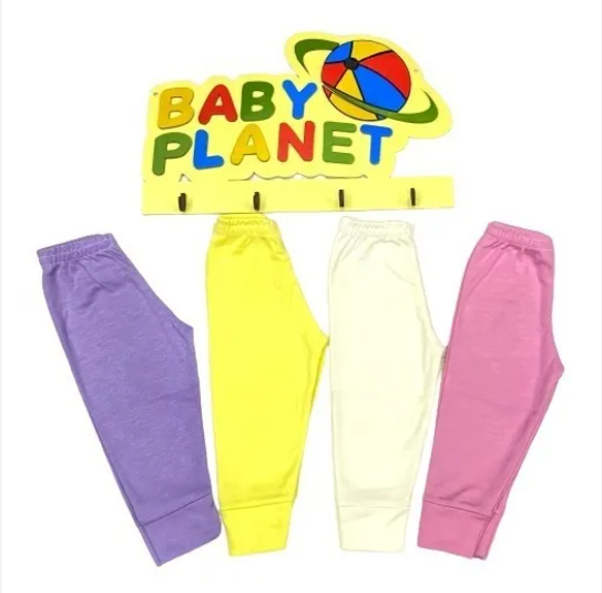Juego 4 Pantalones colores pastel, bebés y niños de 0 a 4 años