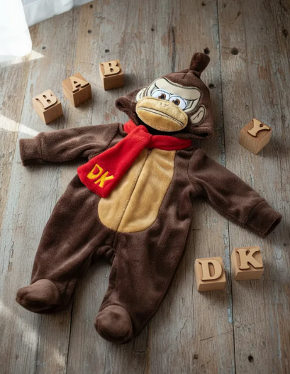 Disfraz Mameluco Suavecito Donkey Kong Película Mario Bros