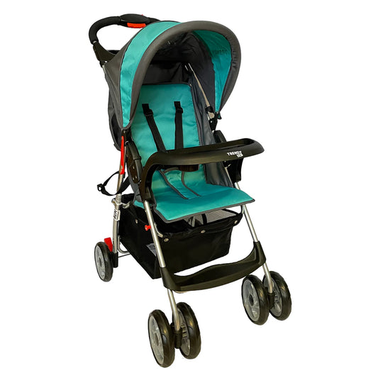 Carriola para bebés Ligera D2 LX Reclinable y plegable a 1 mano y 2 charolas porta bebidas