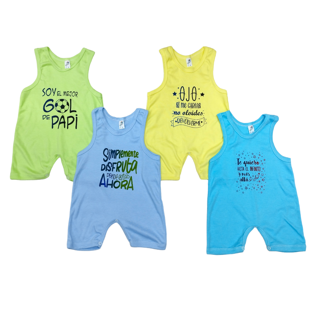 4 Pack Pañaleros Tipo Short Estampados Bebé O Niño, 2-4 Años.