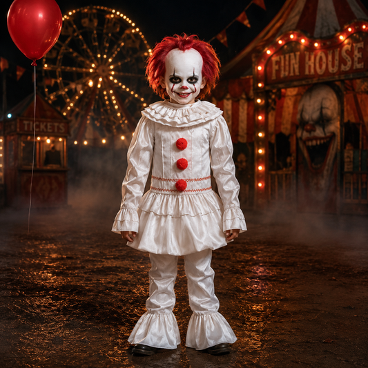 Disfraz Halloween O Día De Muertos Película It - Eso - Penny Wise Para Niños 4 A 12 Años