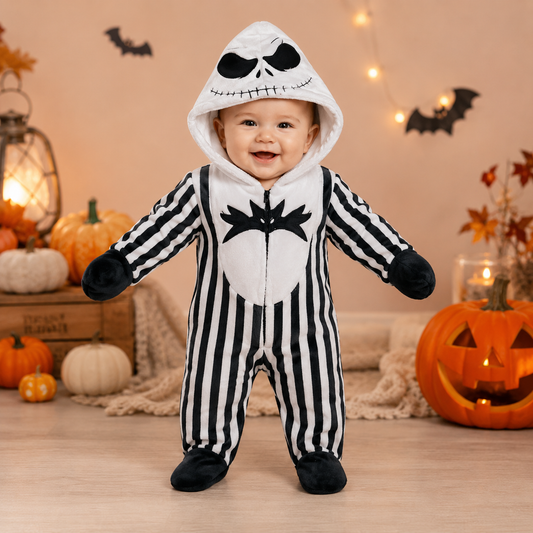 Mameluco disfraz halloween o día de muertos EL EXTRAÑO MUNDO DE JACK para bebé