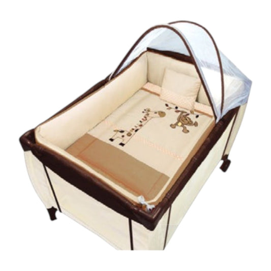 Edredón Para Cuna Viajera, Mini Cuna O Colecho Mod. Jungla