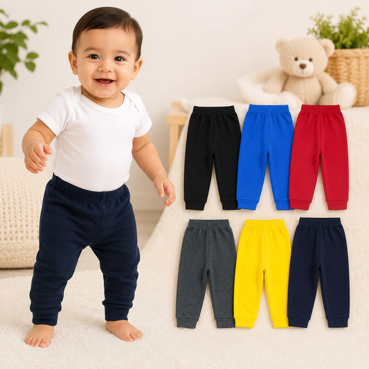 Set 6 pantalones colores fuertes e intensos, 0 a 4 años