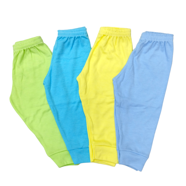 Juego 4 Pantalones colores pastel, bebés y niños de 0 a 4 años