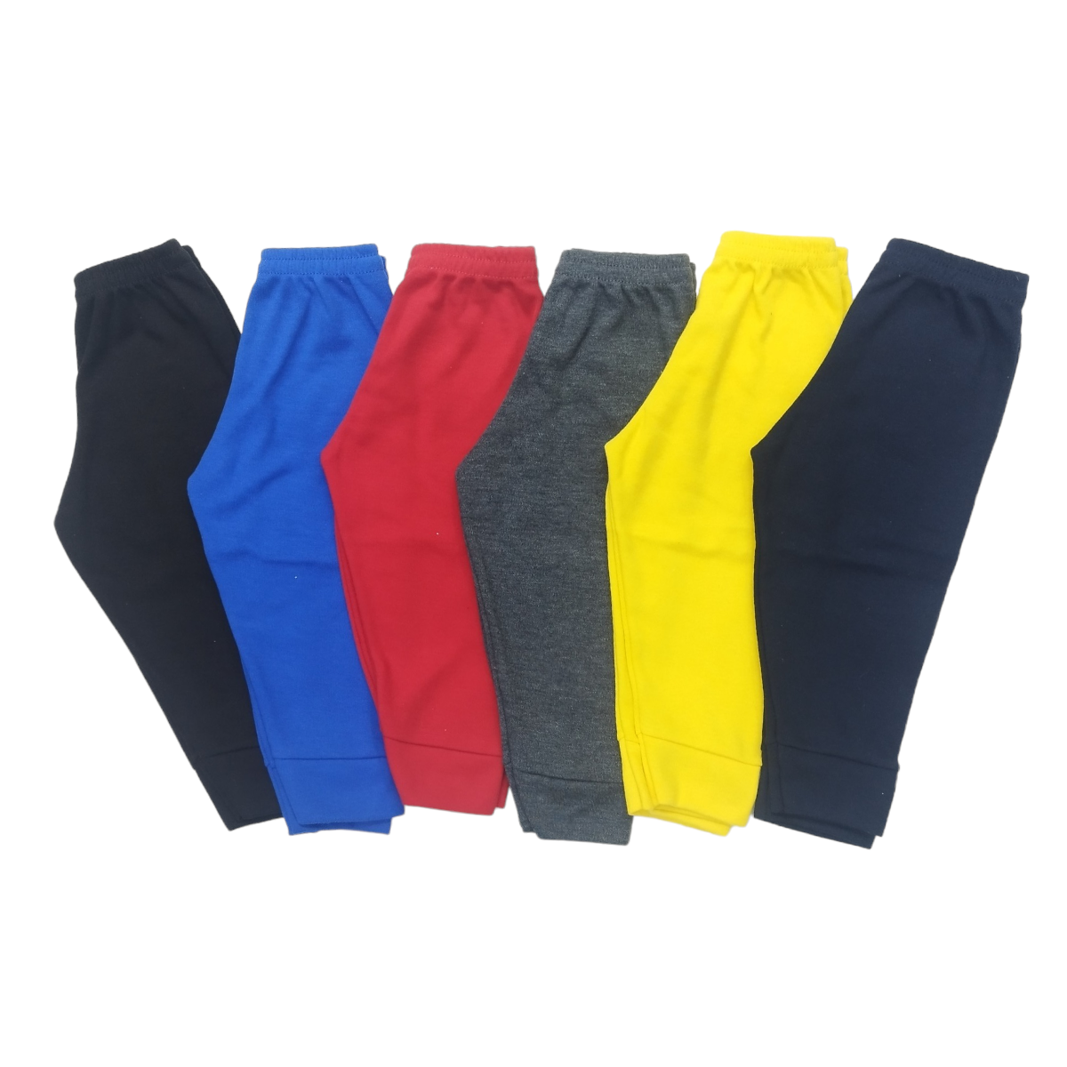 Set 6 pantalones colores fuertes e intensos, 0 a 4 años