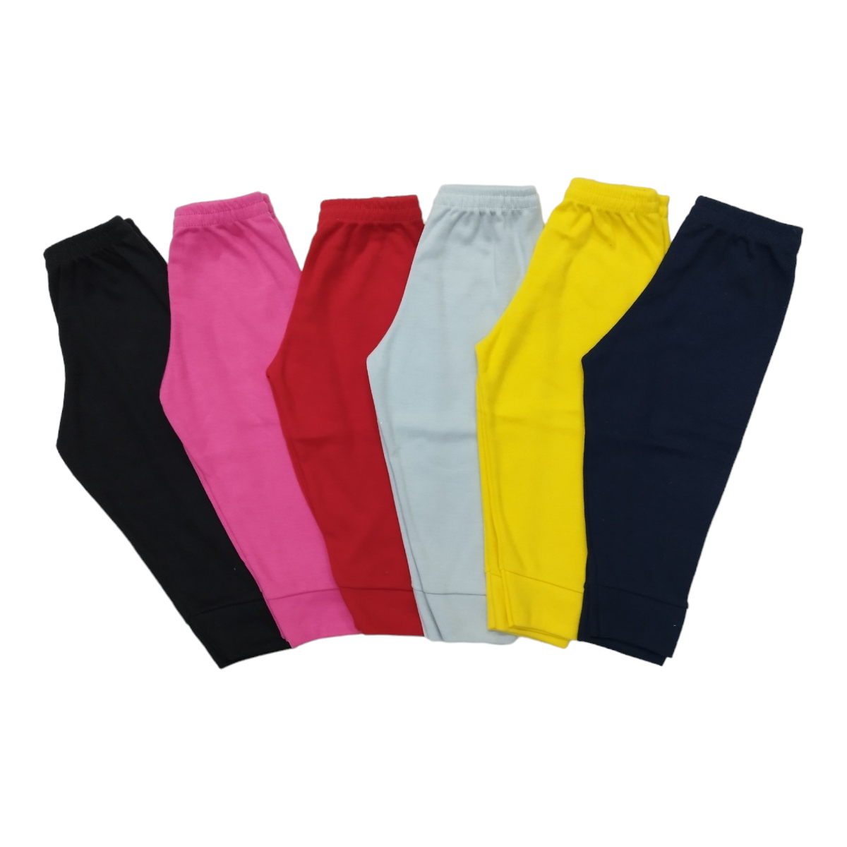 Set 6 pantalones colores fuertes e intensos, 0 a 4 años