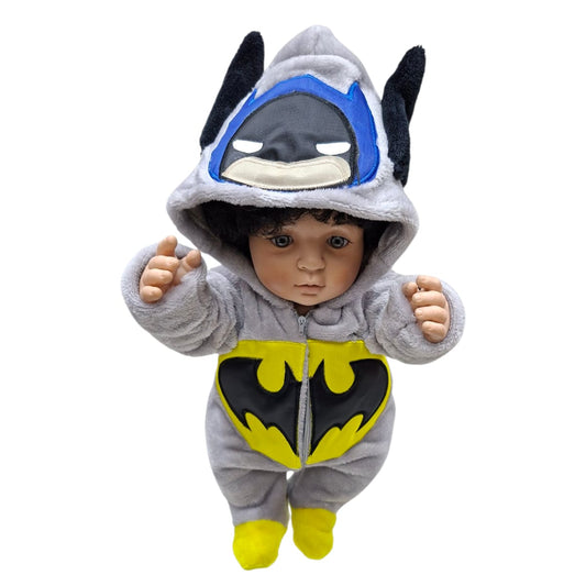 Mameluco Suavecito Y Bordado Para Bebé Mod Superhéroe Batman