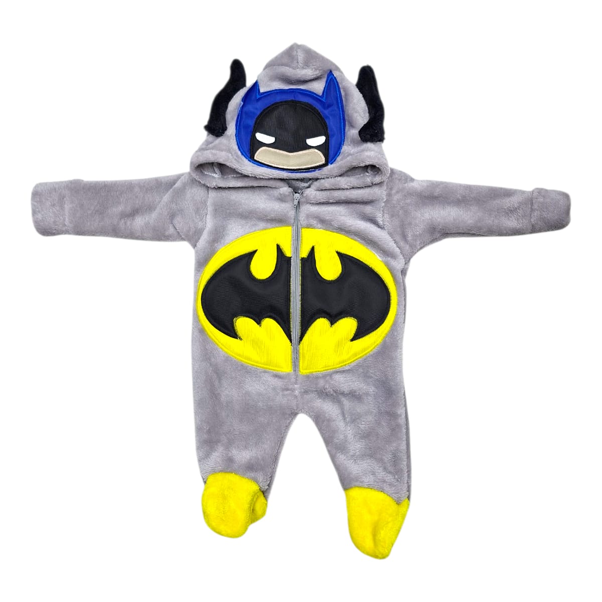 Mameluco Suavecito Y Bordado Para Bebé Mod Superhéroe Batman