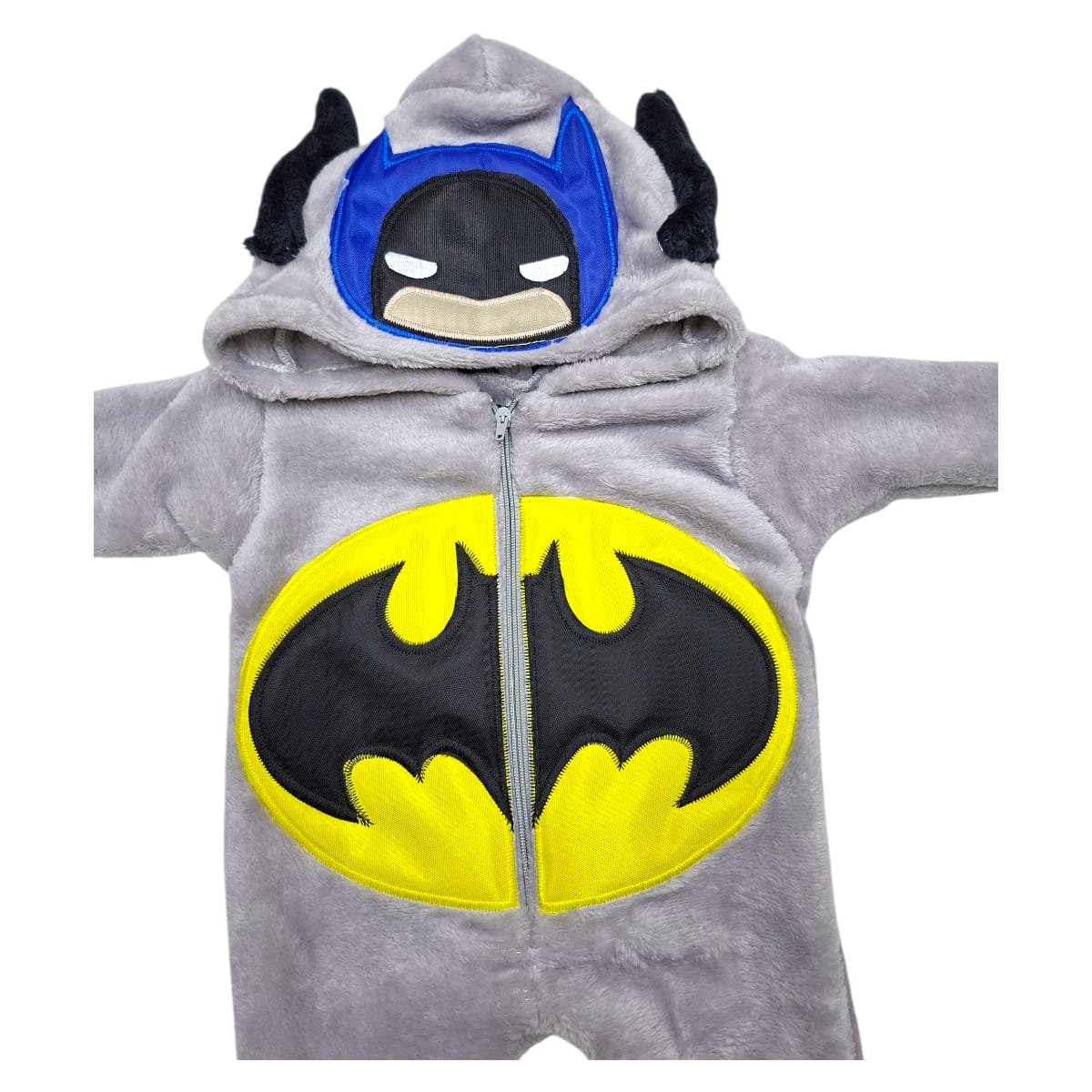 Mameluco Suavecito Y Bordado Para Bebé Mod Superhéroe Batman