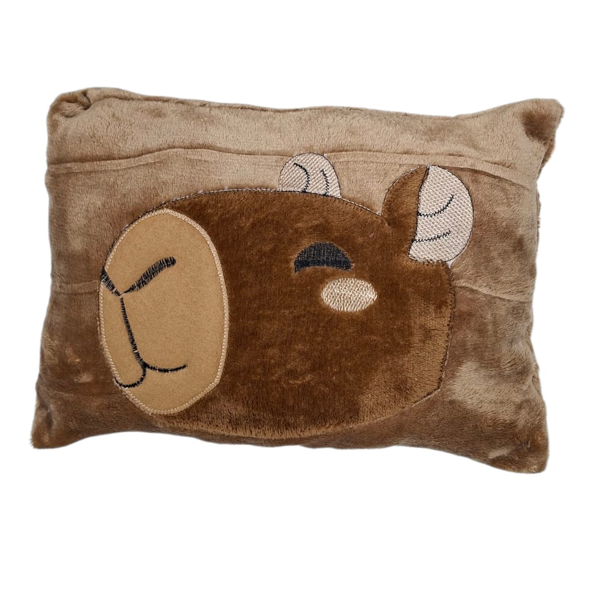 Cobertor aborregado, Almohada, tiernos Bordados, Tamaño Baby